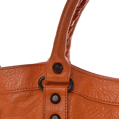 Balenciaga Agneau Classic Hardware Town Tangerine 12 of 18