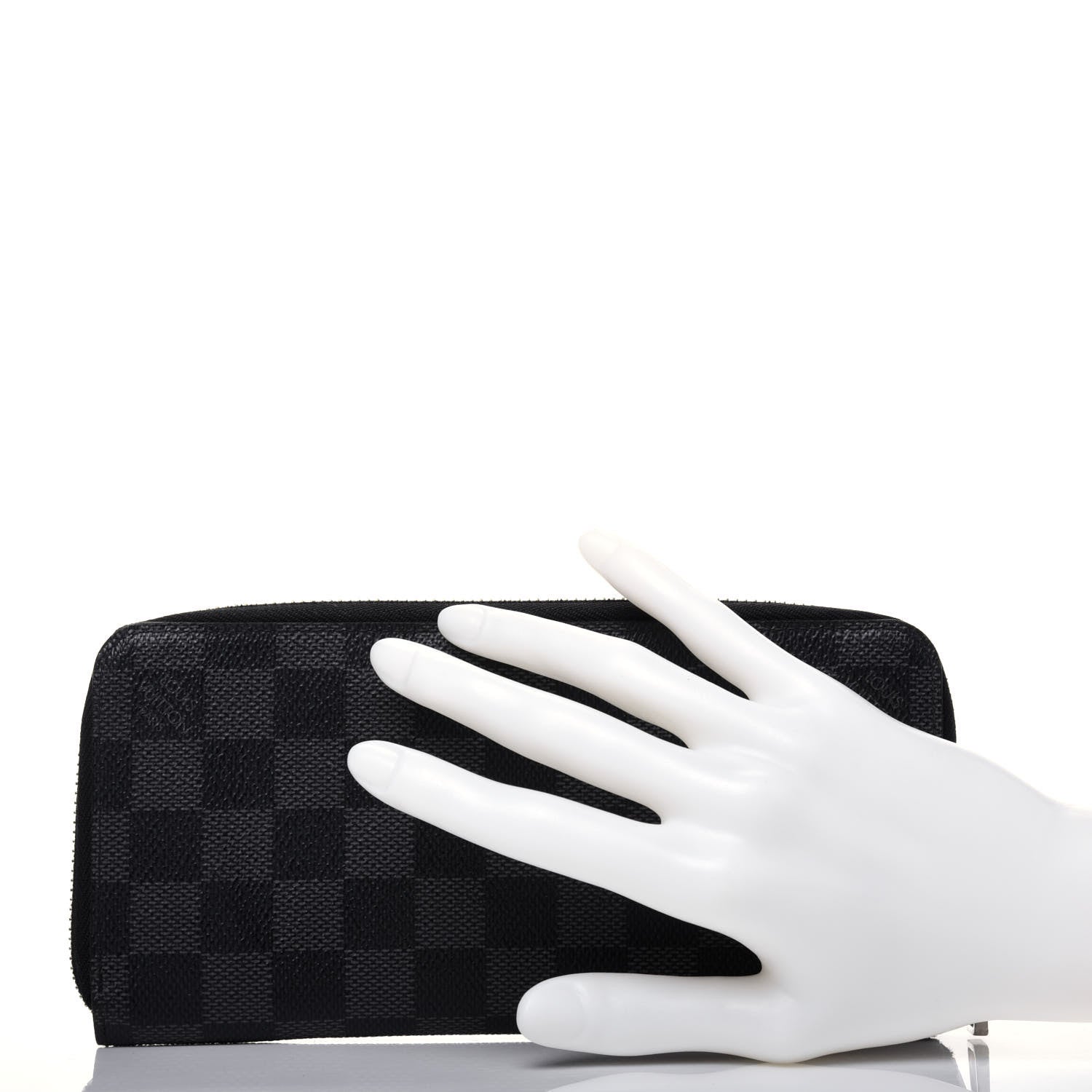 Louis Vuitton Damier Graphite Zippy Wallet Vertical 2 of 15