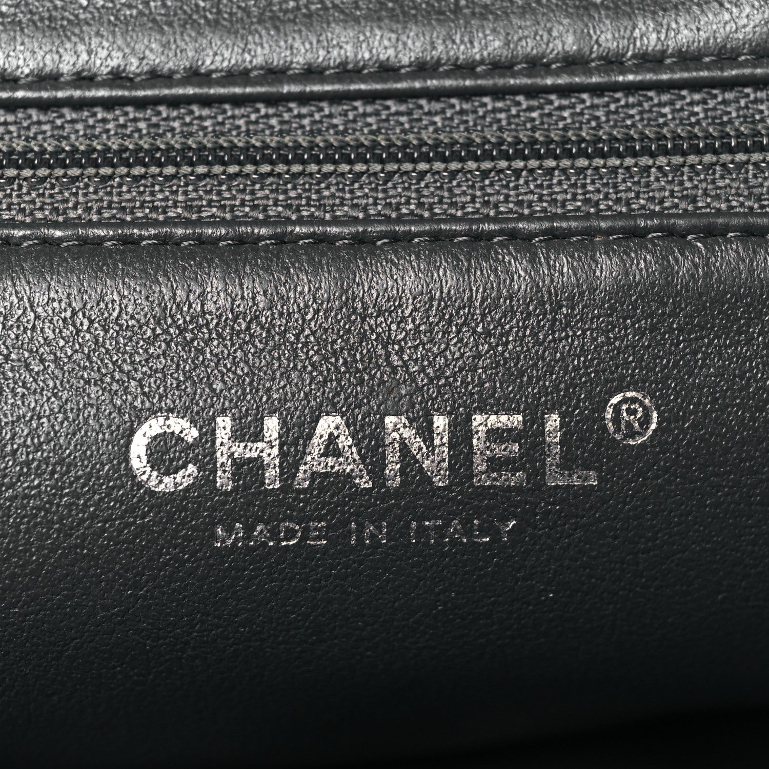 Chanel Lambskin Quilted Timeless Clutch Grey 6 of 11