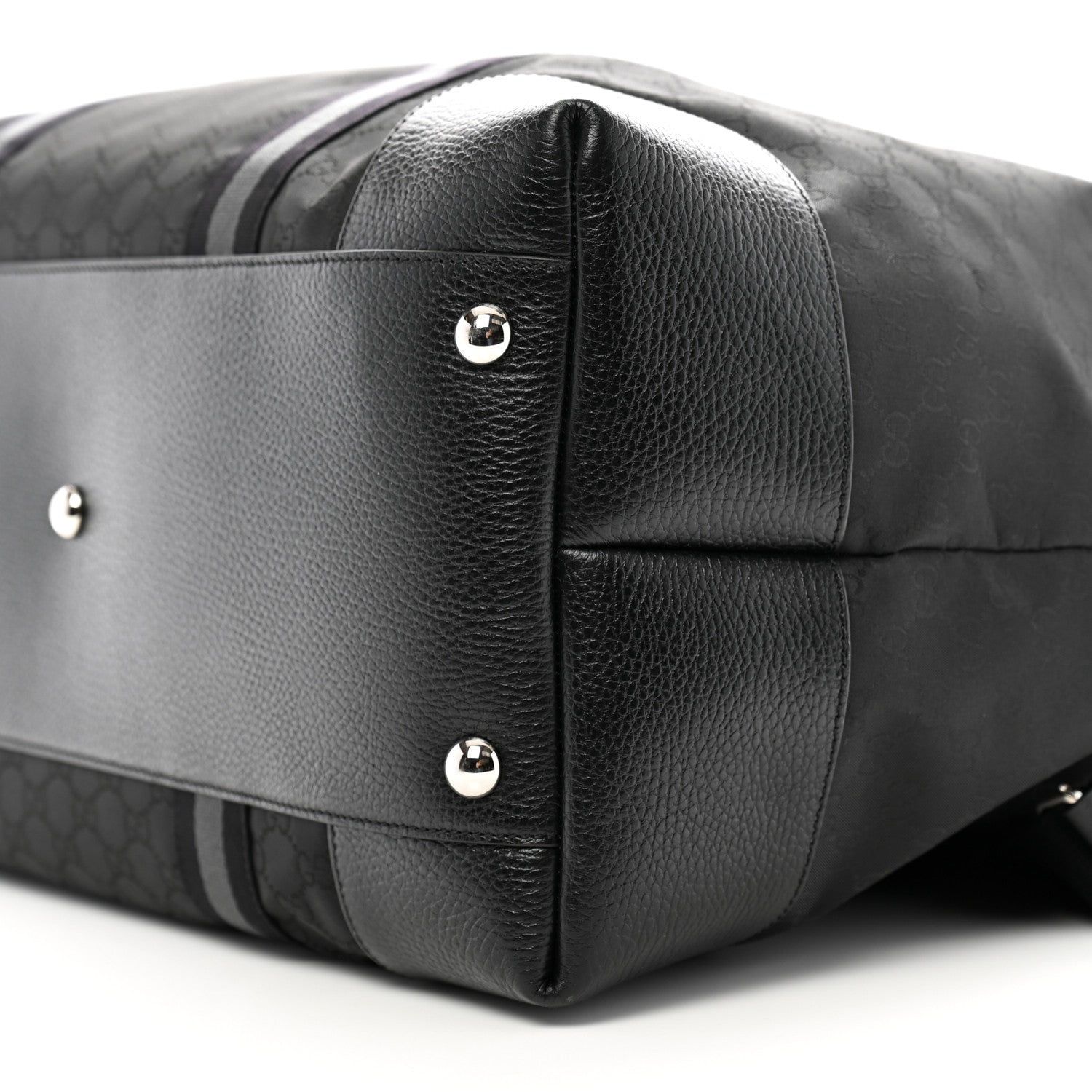 Gucci Nylon Monogram XL Duffle Bag Black 9 of 11