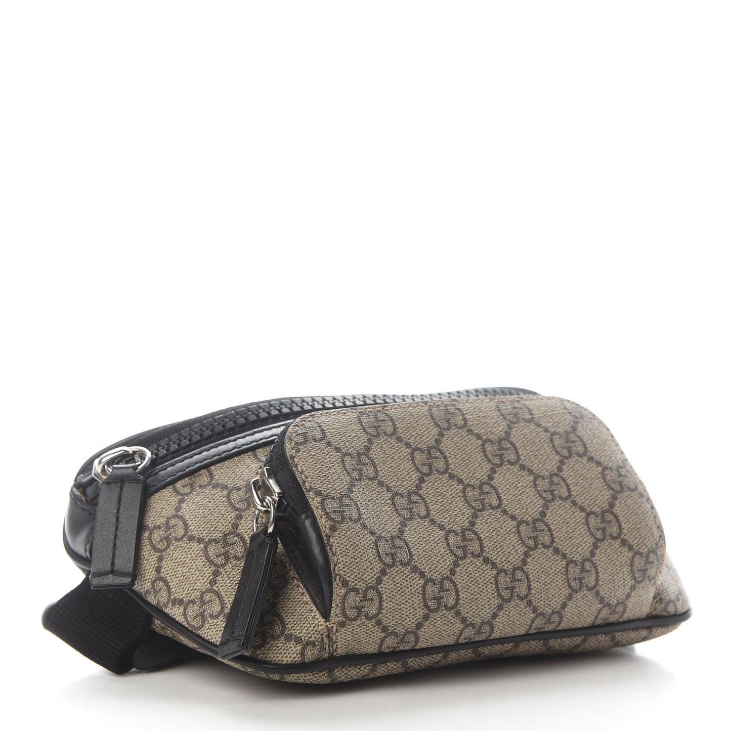 GG Supreme Monogram Belt Bag Black