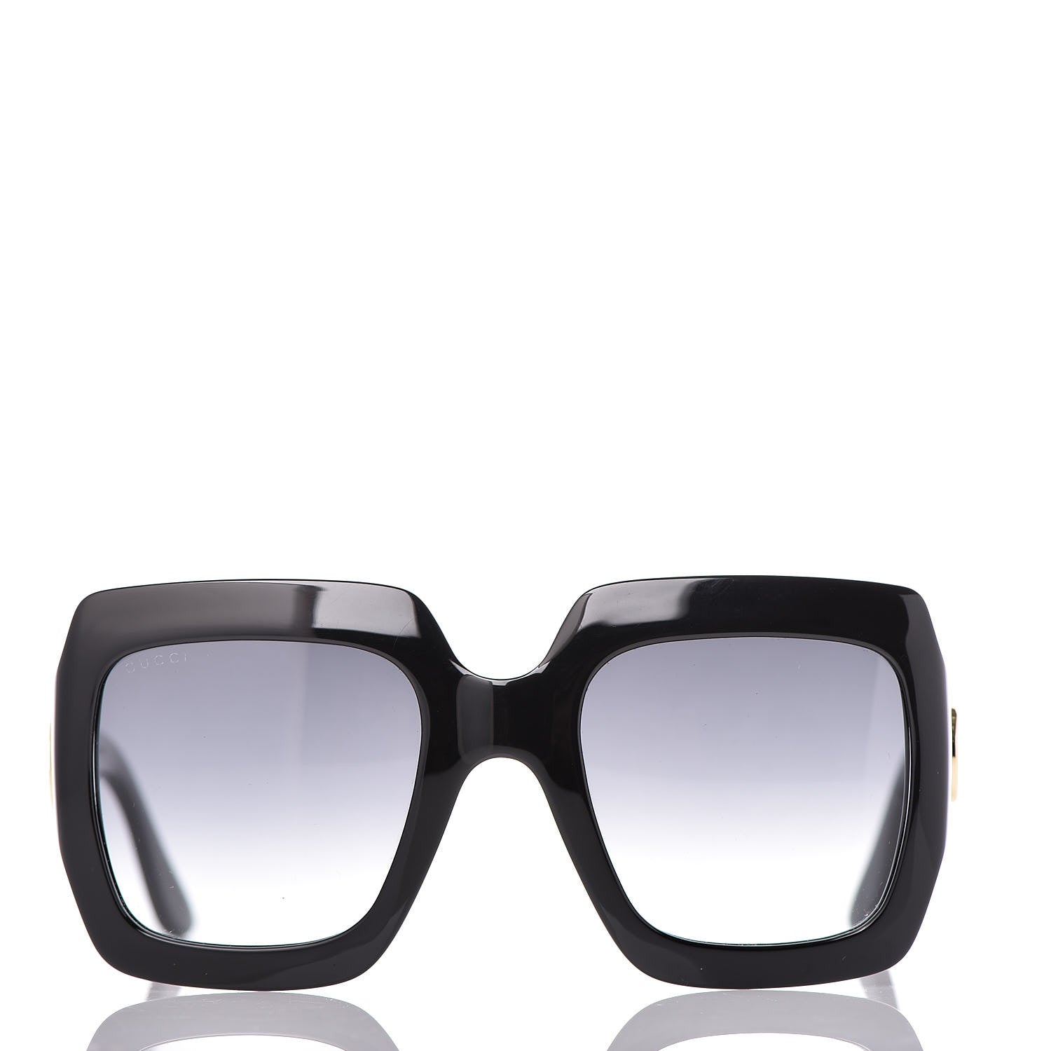 Gucci Acetate Square Frame Sunglasses GG0053S Black 2 of 7