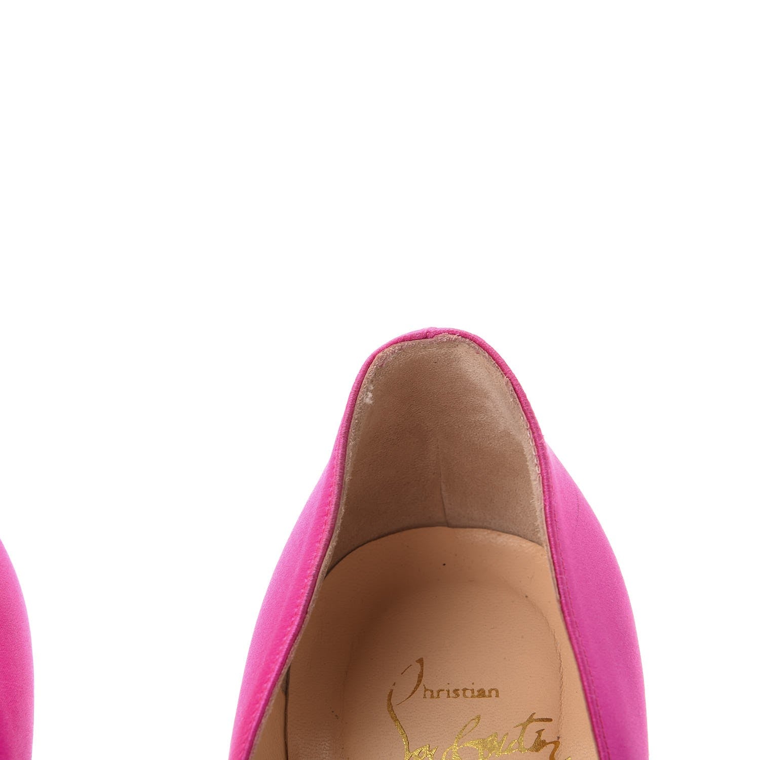 Christian Louboutin Satin Knotted Pumps 39.5 Pink 16 of 19