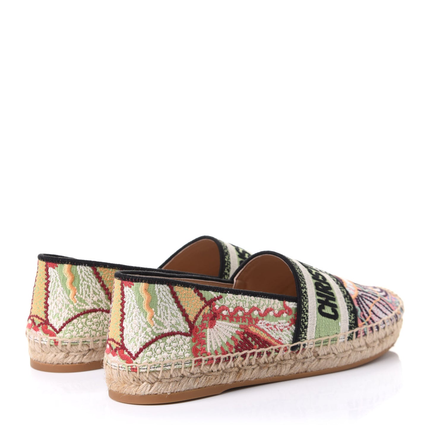 Embroidered Dior In Lights Granville Espadrille 38 Multicolor