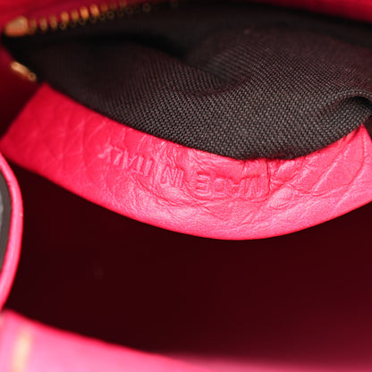 Fendi Cuoio Romano Selleria Mini Peekaboo Iconic Satchel Fuxia 8 of 11