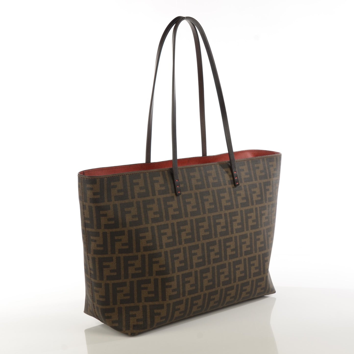 Zucca Spalmati Medium Roll Tote Tobacco Papavero