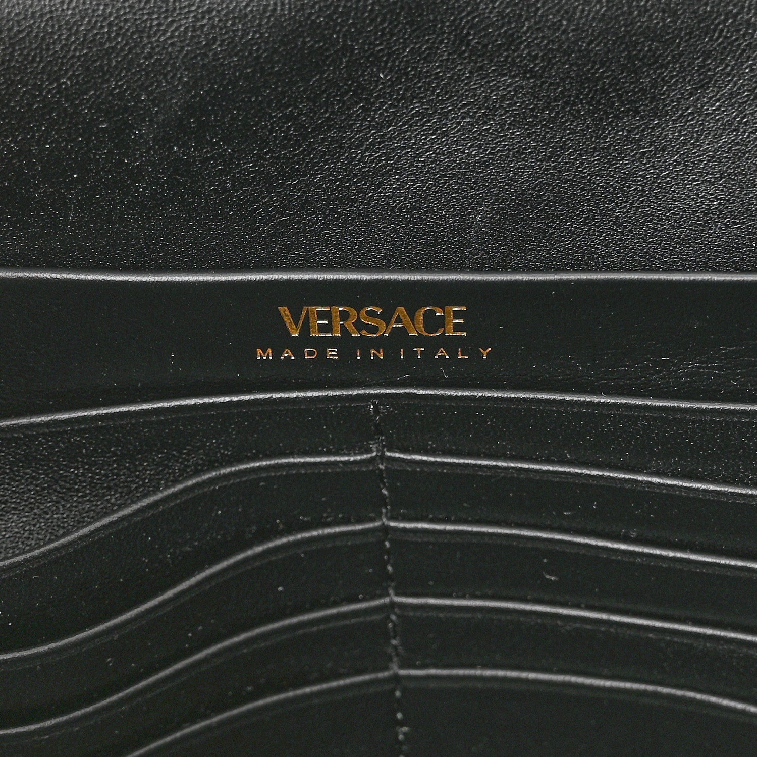 Versace Silk Barocco Printed Quilted Virtus V Chain Flap Shoulder Bag Black Gold 7 of 9