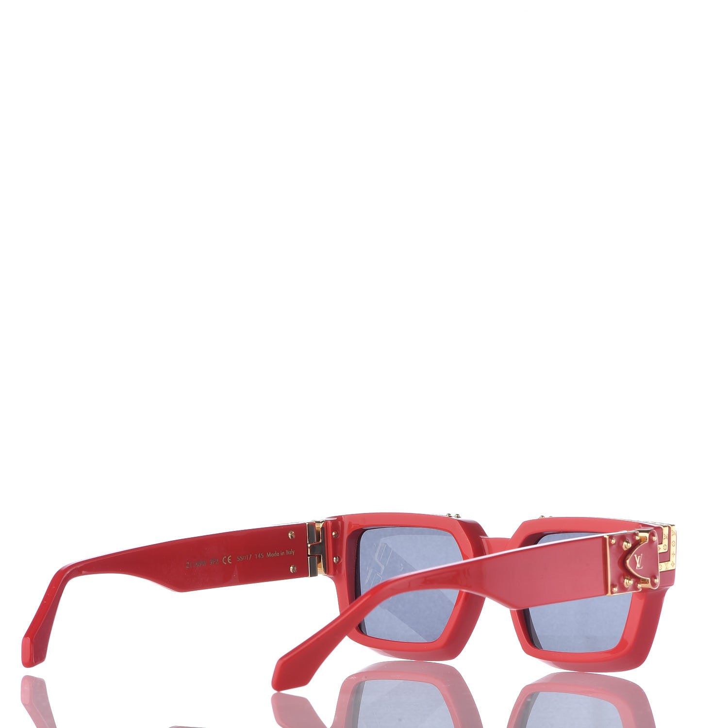 Louis Vuitton Acetate 1.1 Millionaires Z1169W Sunglasses Red 4 of 7