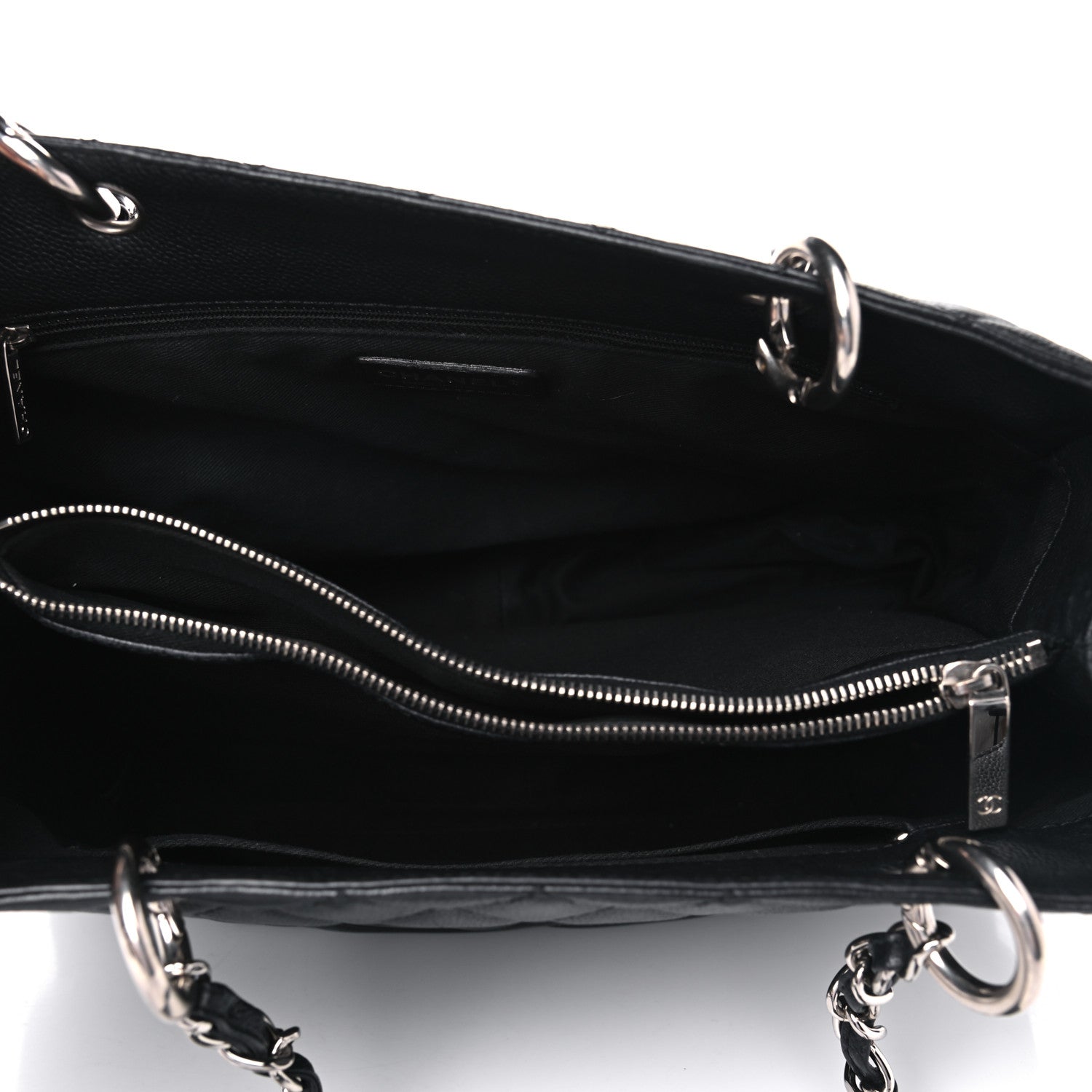 Chanel Caviar Quilted Grand Shopping Tote GST Black 2 of 11