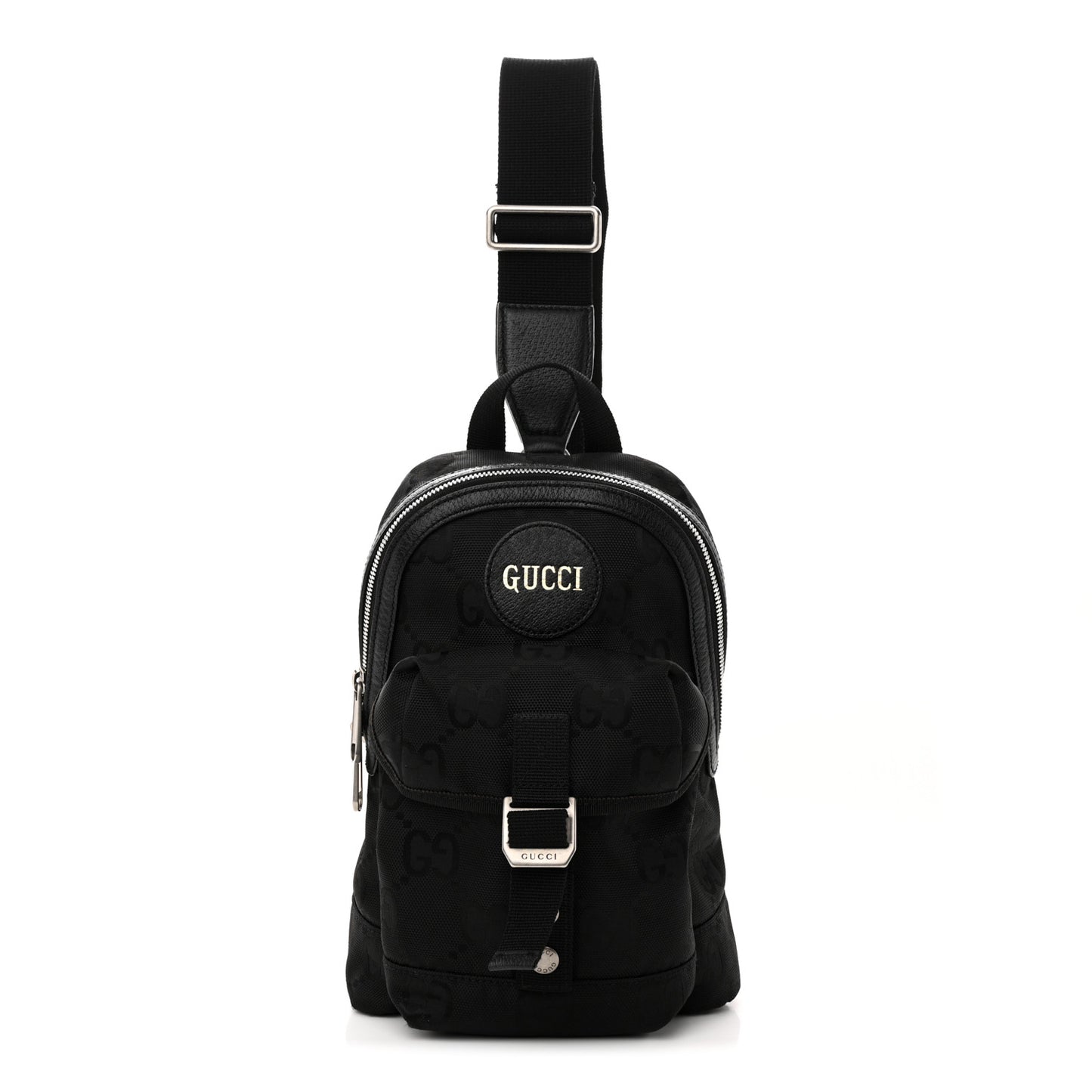 Econyl Nylon Monogram Off The Grid Sling Backpack Black