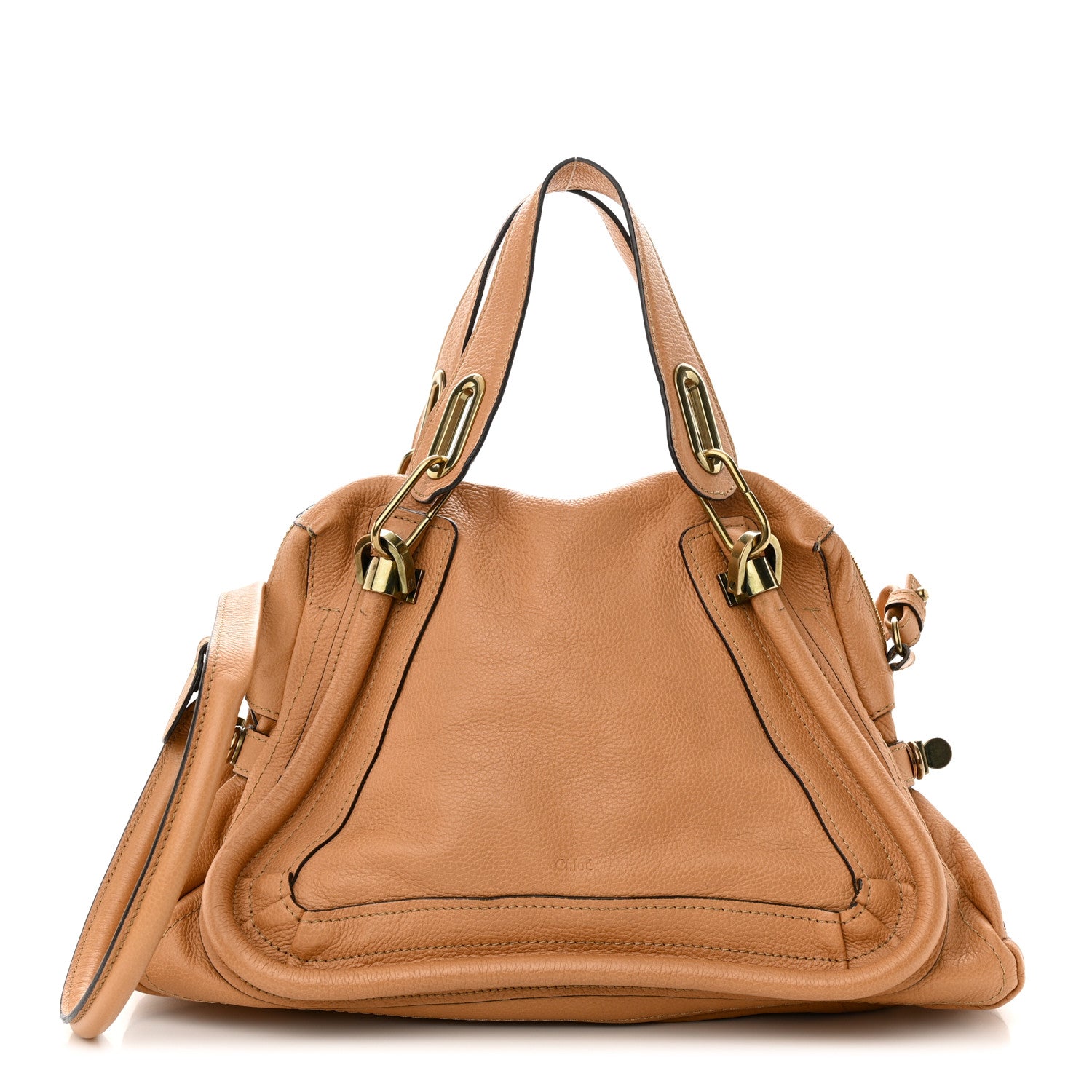 Chloe Calfskin Medium PARATY Tan 1 of 11
