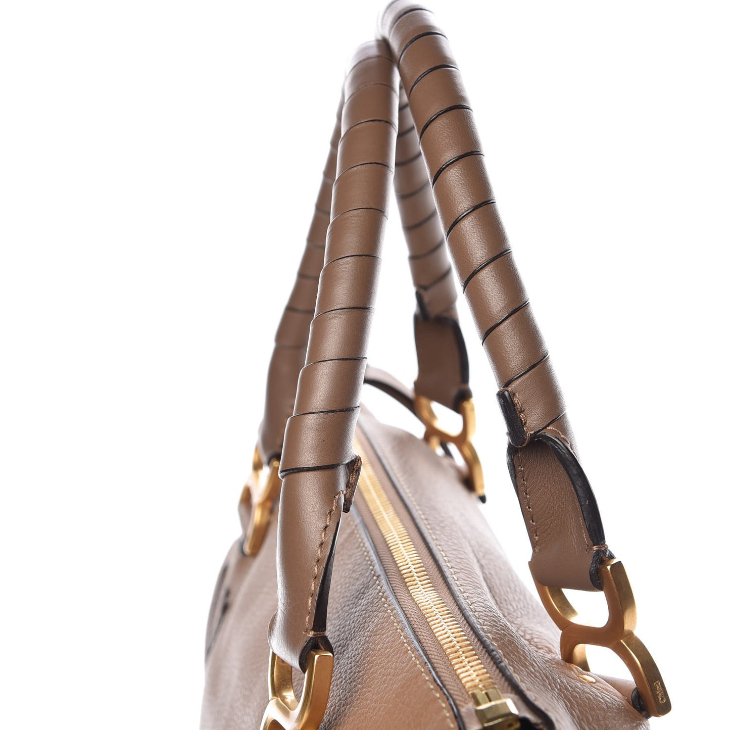 Calfskin Large Marcie Satchel Nut