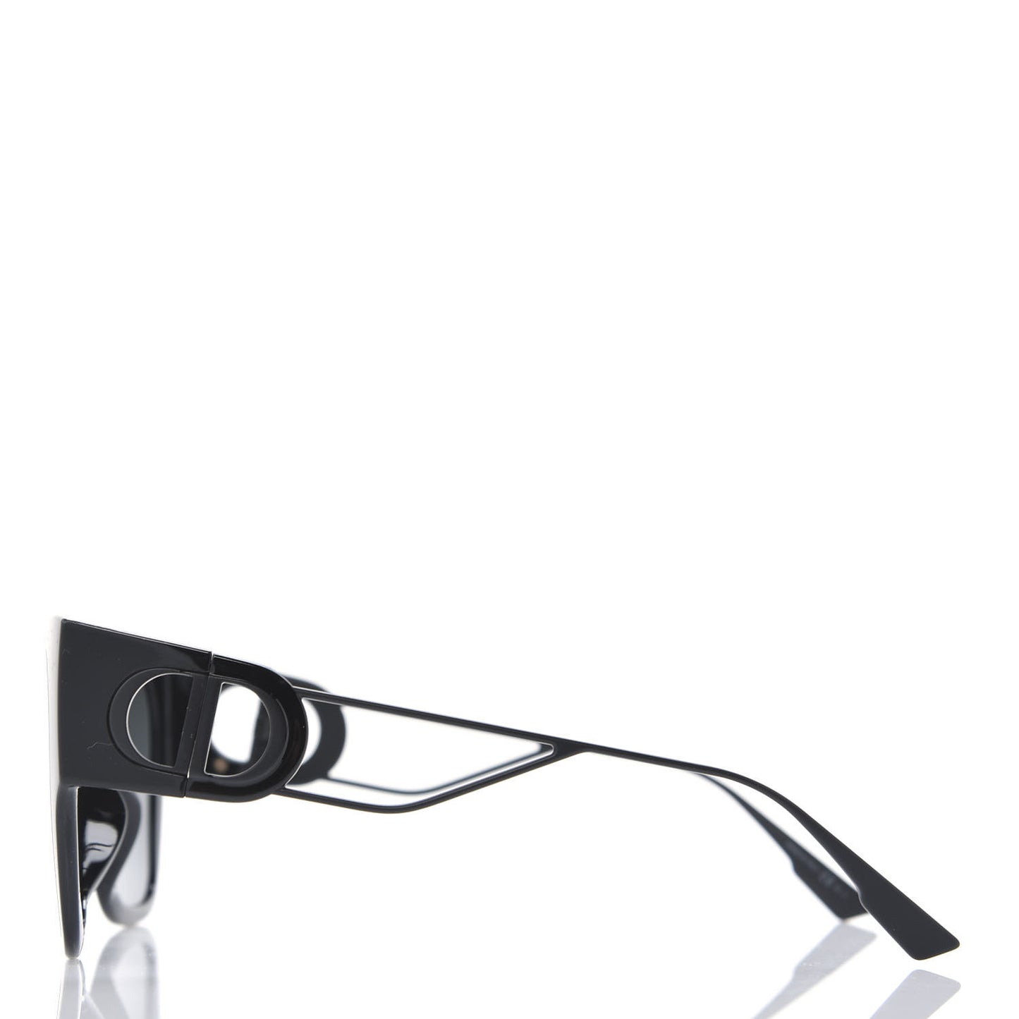 Rectangular 30 Montaigne 1 Sunglasses Black