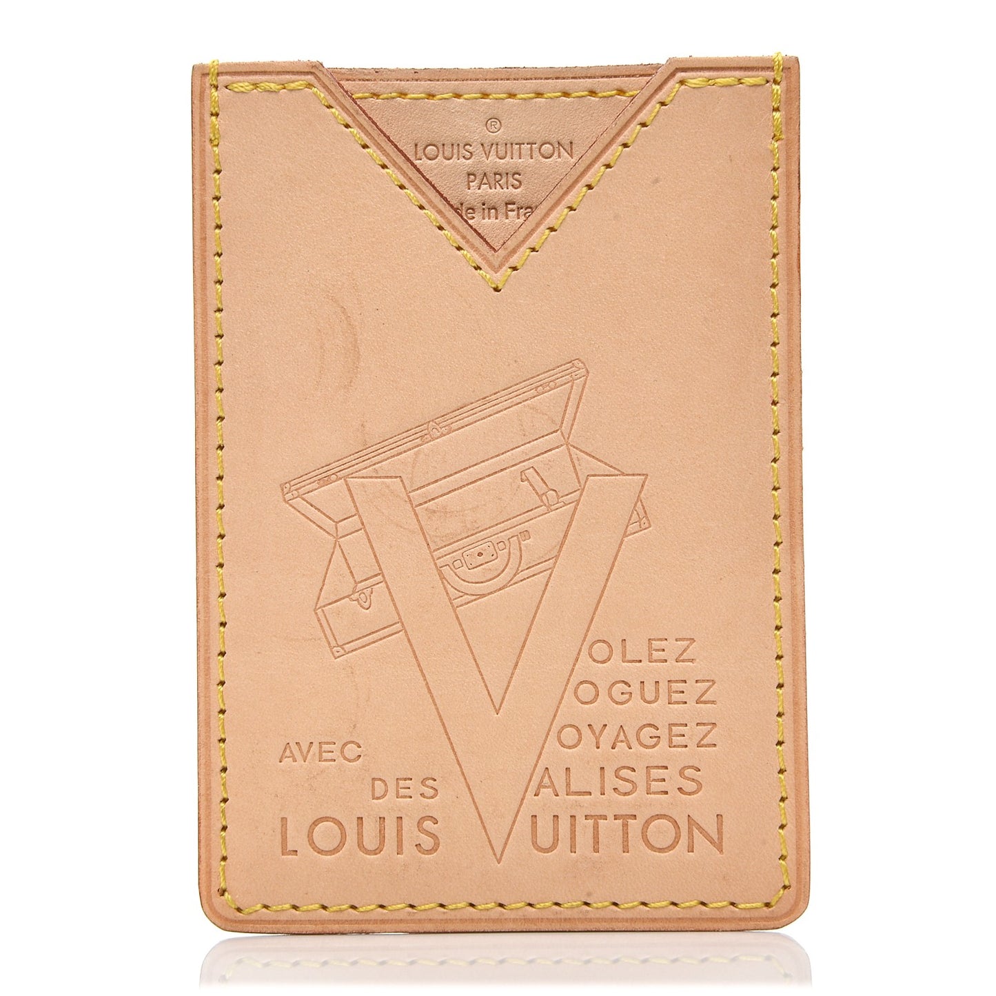 Vachetta Voyages Card Holder