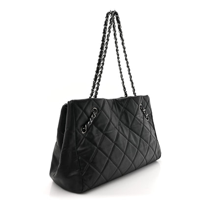 Chanel Soft Caviar Quilted Large Cells Tote Black 3 of 15