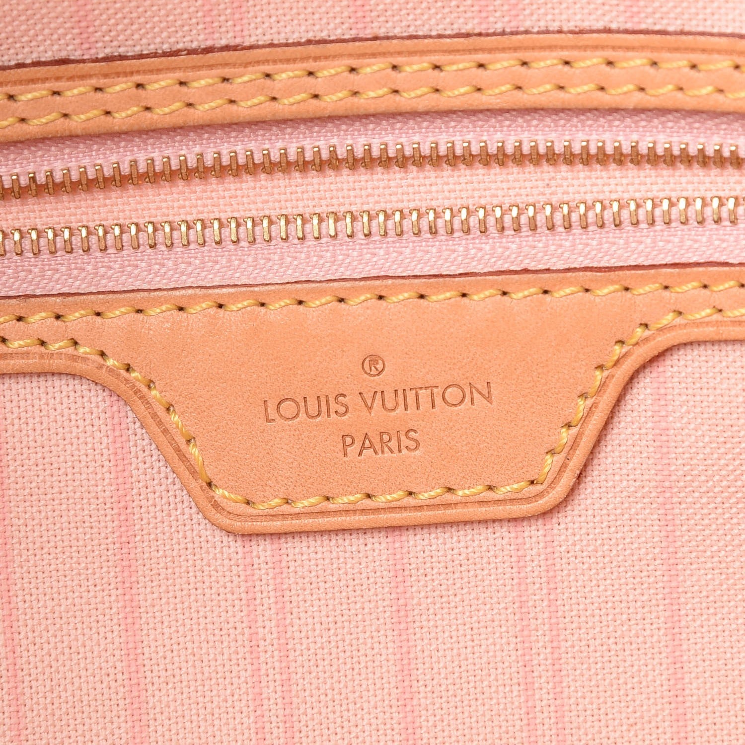 Louis Vuitton Damier Azur Delightful MM Rose Ballerine 6 of 16