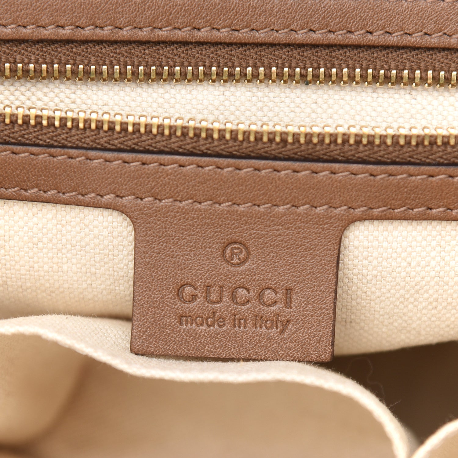 Gucci GG Supreme Monogram Medium Nice Top Handle Dome Bag Brown 6 of 11