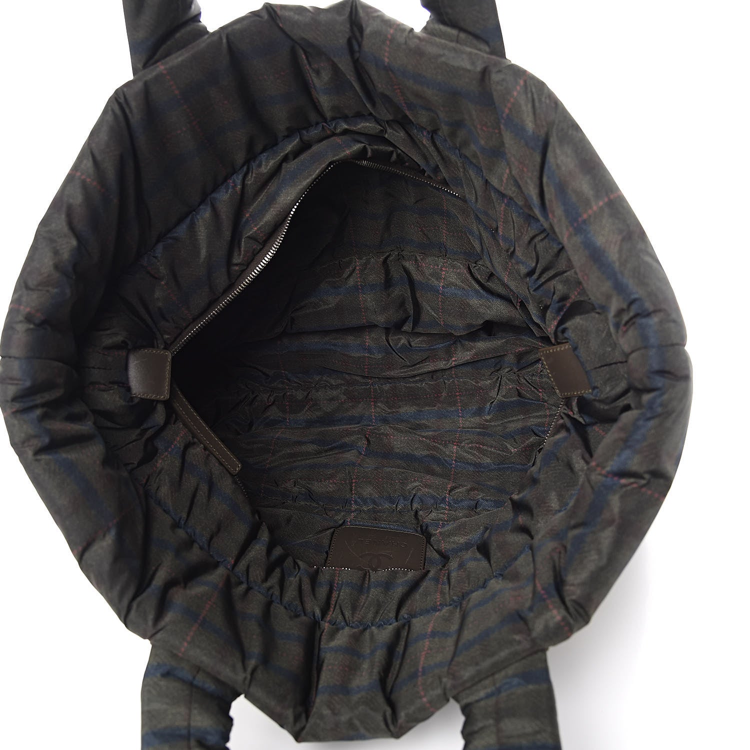 Chanel Nylon Quilted Medium Coco Cocoon Tote Khaki 5 of 10