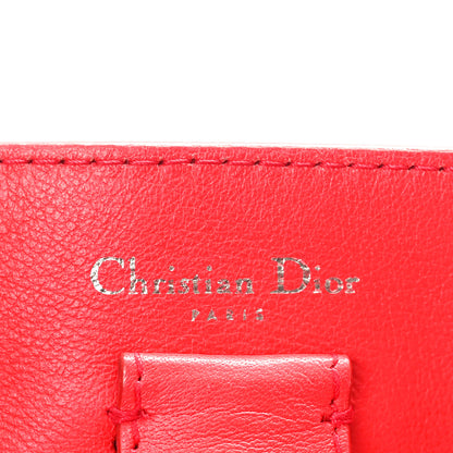Christian Dior Bullcalf Small Diorissimo Tote Coquelicot 6 of 10