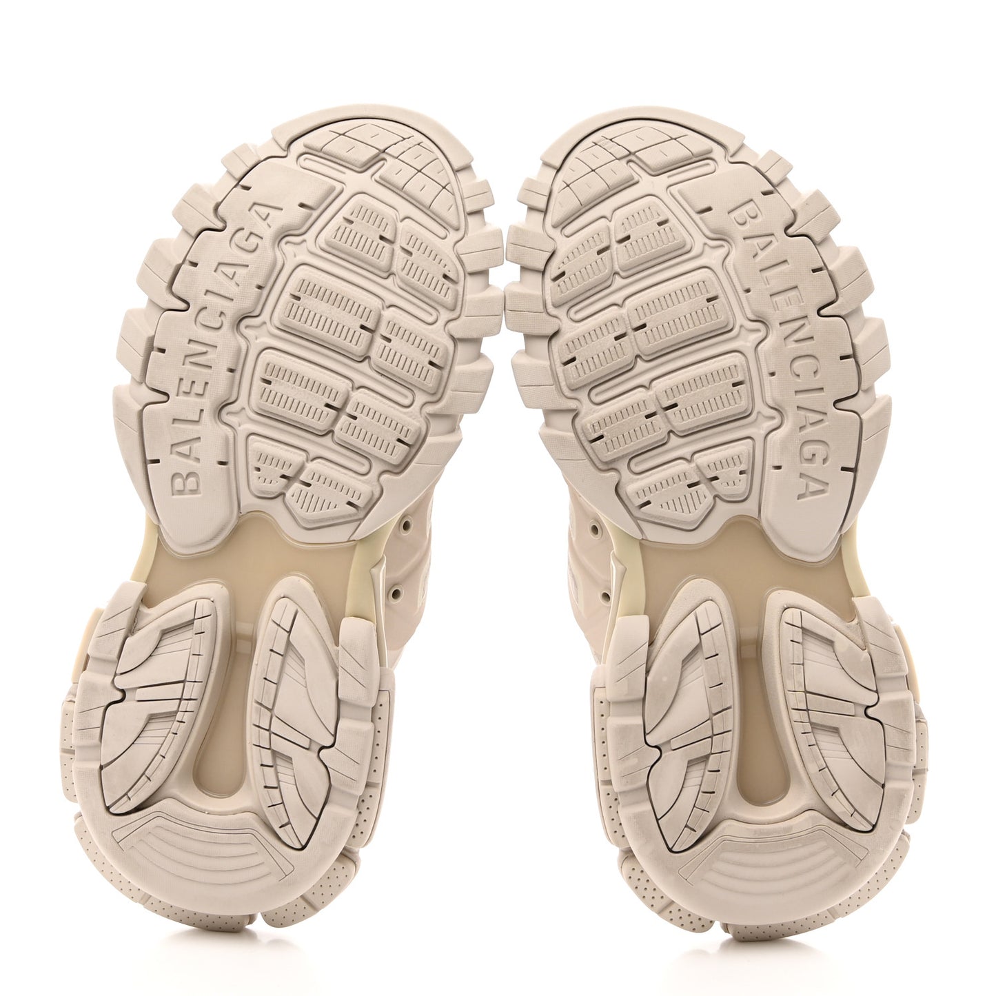Mesh Rubber Womens Track Mules 38 Beige