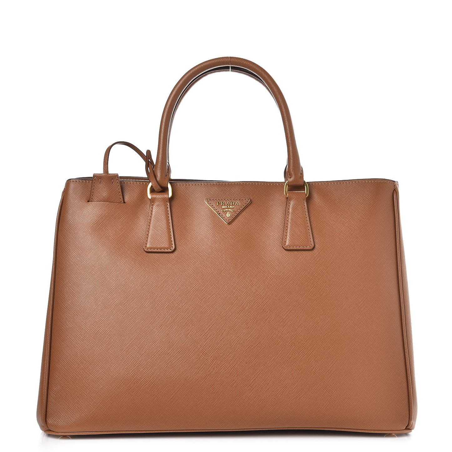 Saffiano Lux Large Tote Caramel