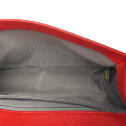 Chanel Calfskin Double Stitch New Medium Boy Flap Red 5 of 9