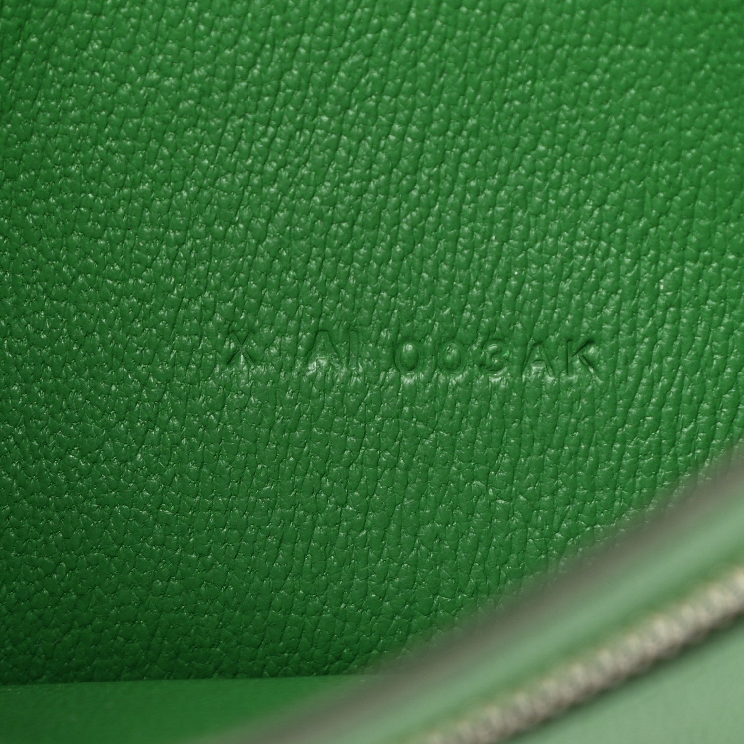 Hermes Shiny Alligator Bearn Wallet Cactus 7 of 8