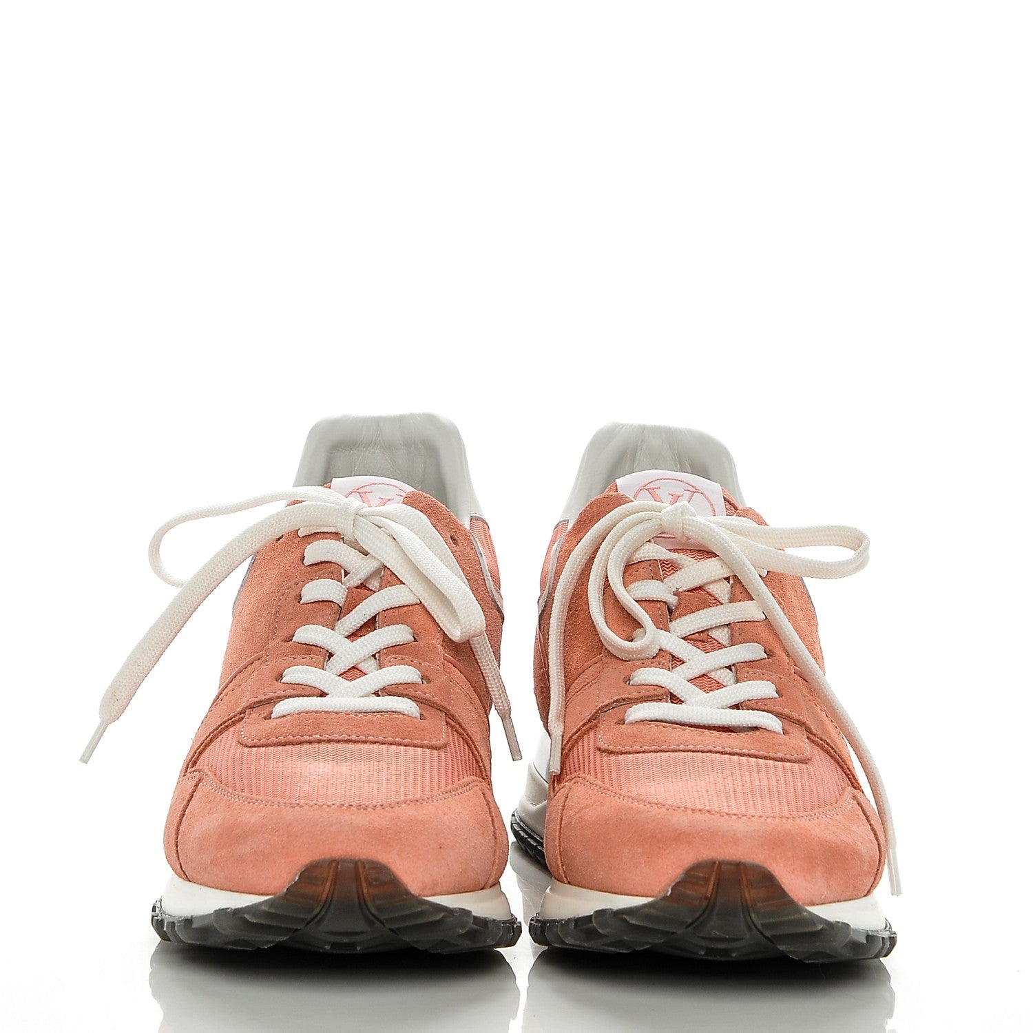 Louis Vuitton Nubuck Suede Run Away Sneakers 36.5 Pink 2 of 6