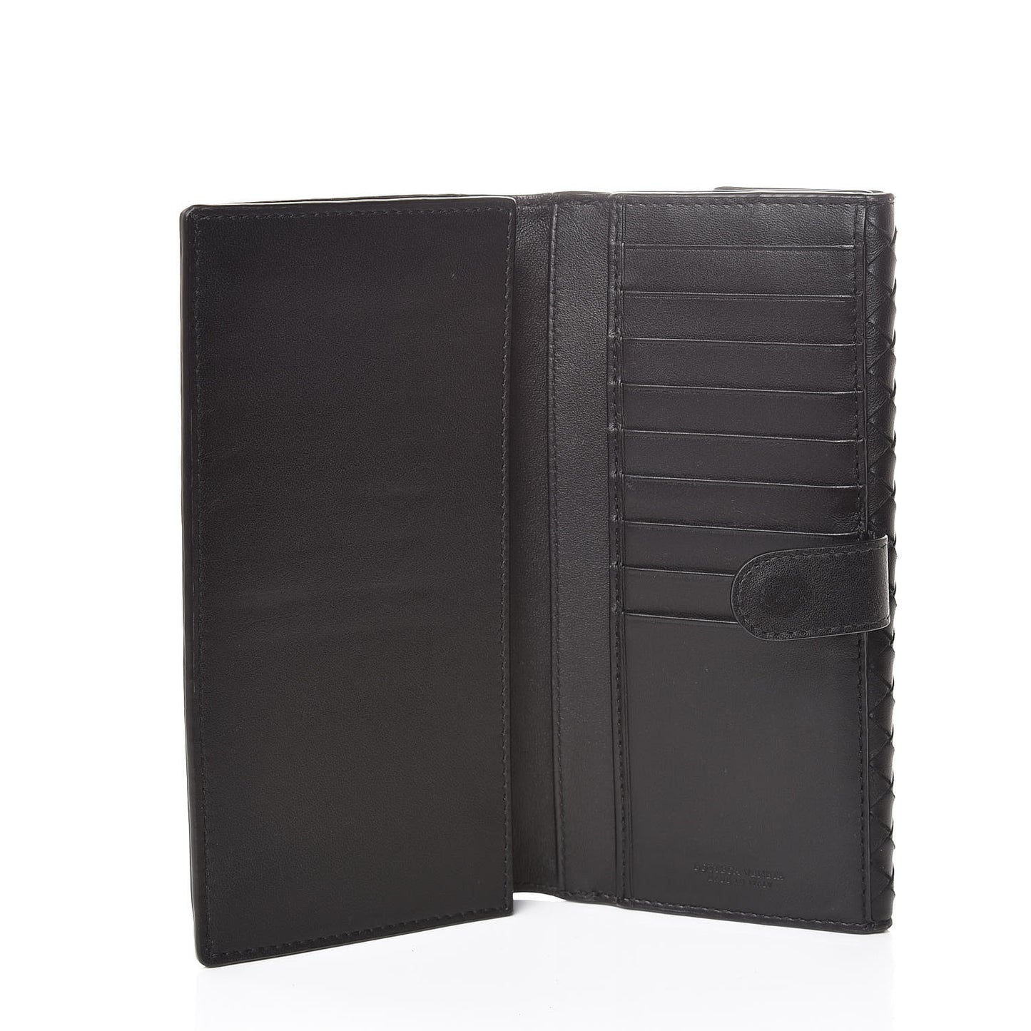 Nappa Intrecciato Continental Wallet Black