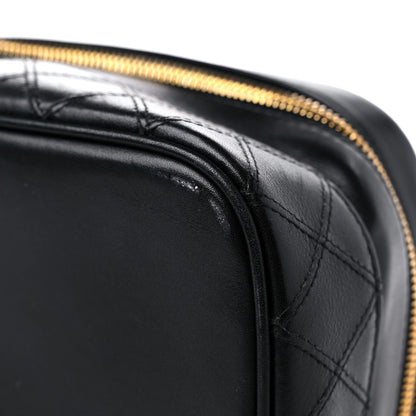 Chanel Lambskin Vanity Cosmetic Case Black 8 of 16