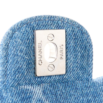 Chanel Denim CC Quilted Mini Square Flap Blue 6 of 11