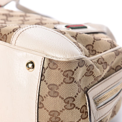 Gucci Monogram Small Princy Satchel Off White 11 of 16