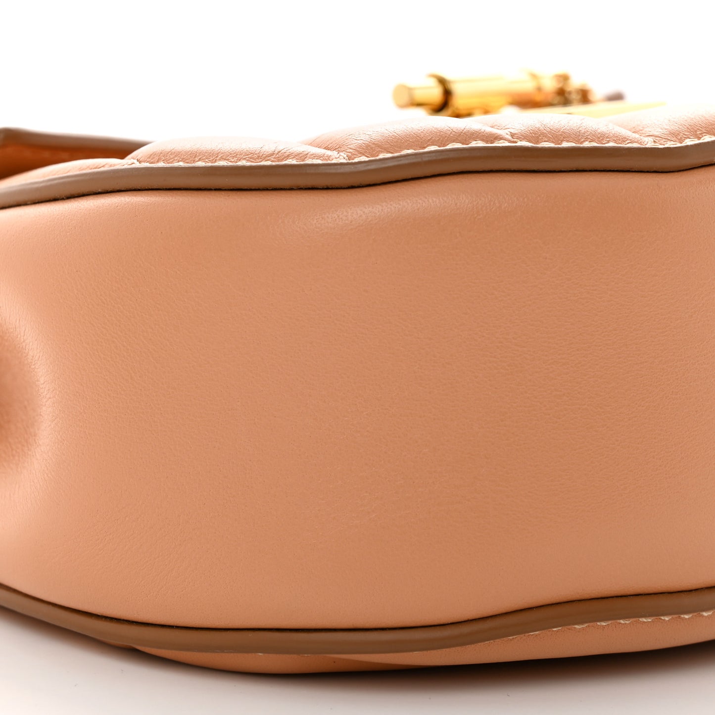 Calfskin Quilted Mini Drew Bijou Shoulder Bag Blushy Pink