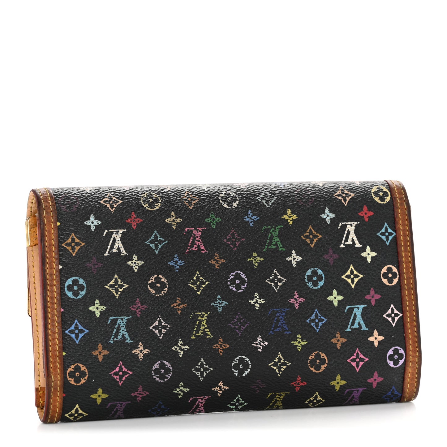 Monogram Multicolor Porte Tresor International Wallet Black