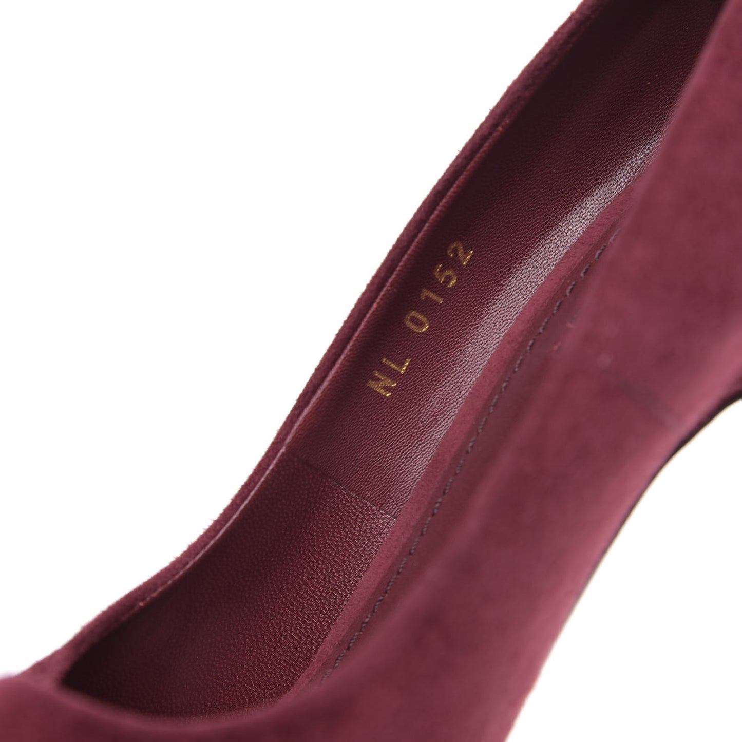 Suede Oh Really Peep Toe Pumps 38 Grenat