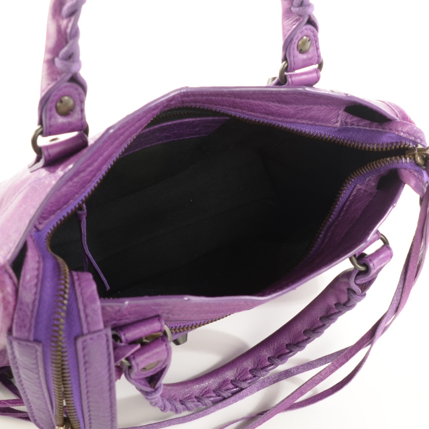 Balenciaga Agneau Classic Hardware Mini City Ultraviolet 5 of 11