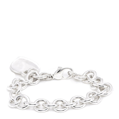 Tiffany Sterling Silver Heart Tag Charm Bracelet 3 of 5