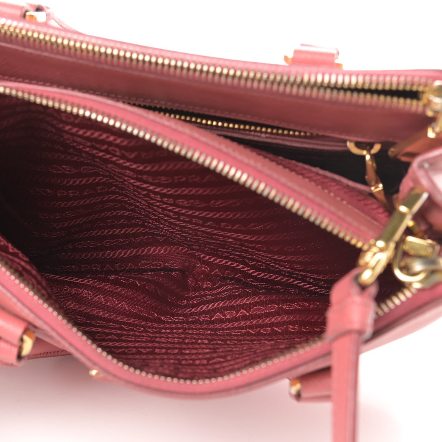 Prada Saffiano Small Galleria Double Zip Tote Tamaris 7 of 22