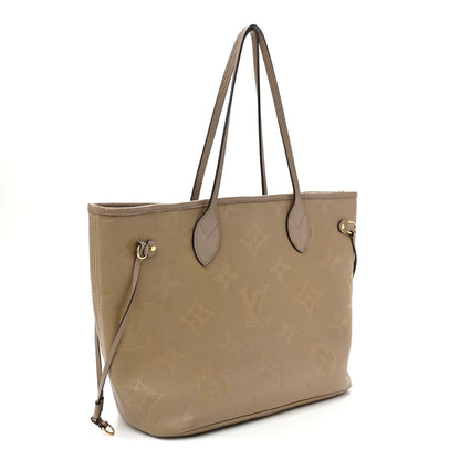 Louis Vuitton Empreinte Monogram Giant Neverfull MM Tourterelle 4 of 14