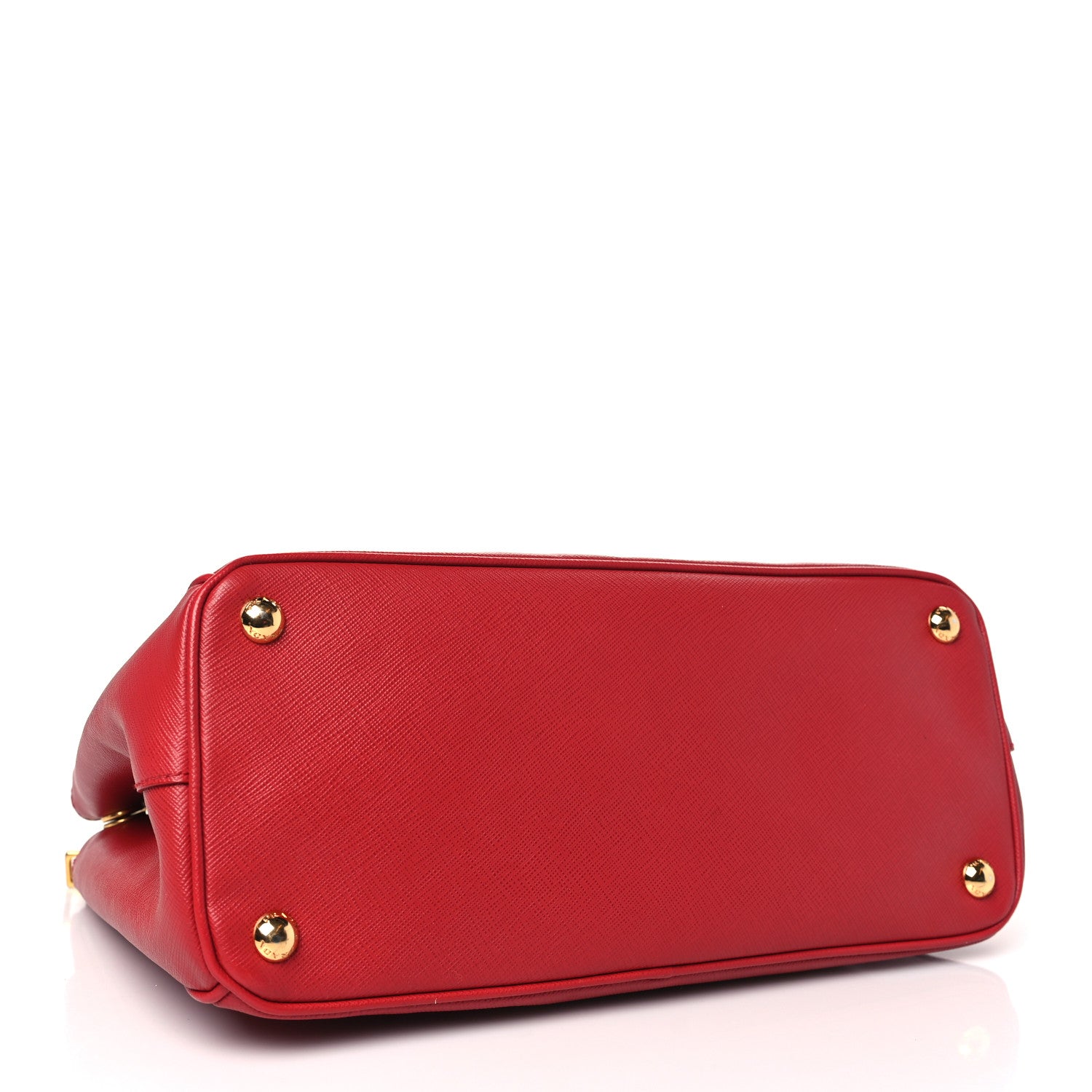Prada Saffiano Small Galleria Double Zip Tote Fuoco 4 of 17