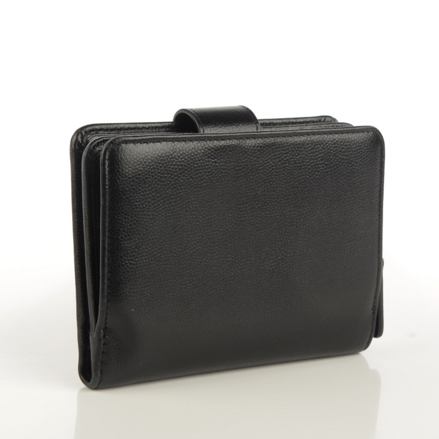 Chanel Caviar Sevruga Zip Pocket Wallet Black 3 of 8