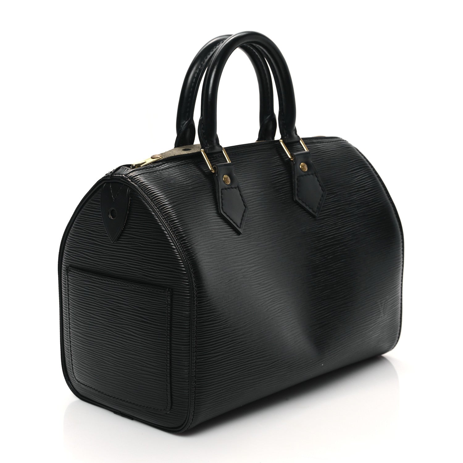 Louis Vuitton Epi Speedy 25 Black 3 of 11