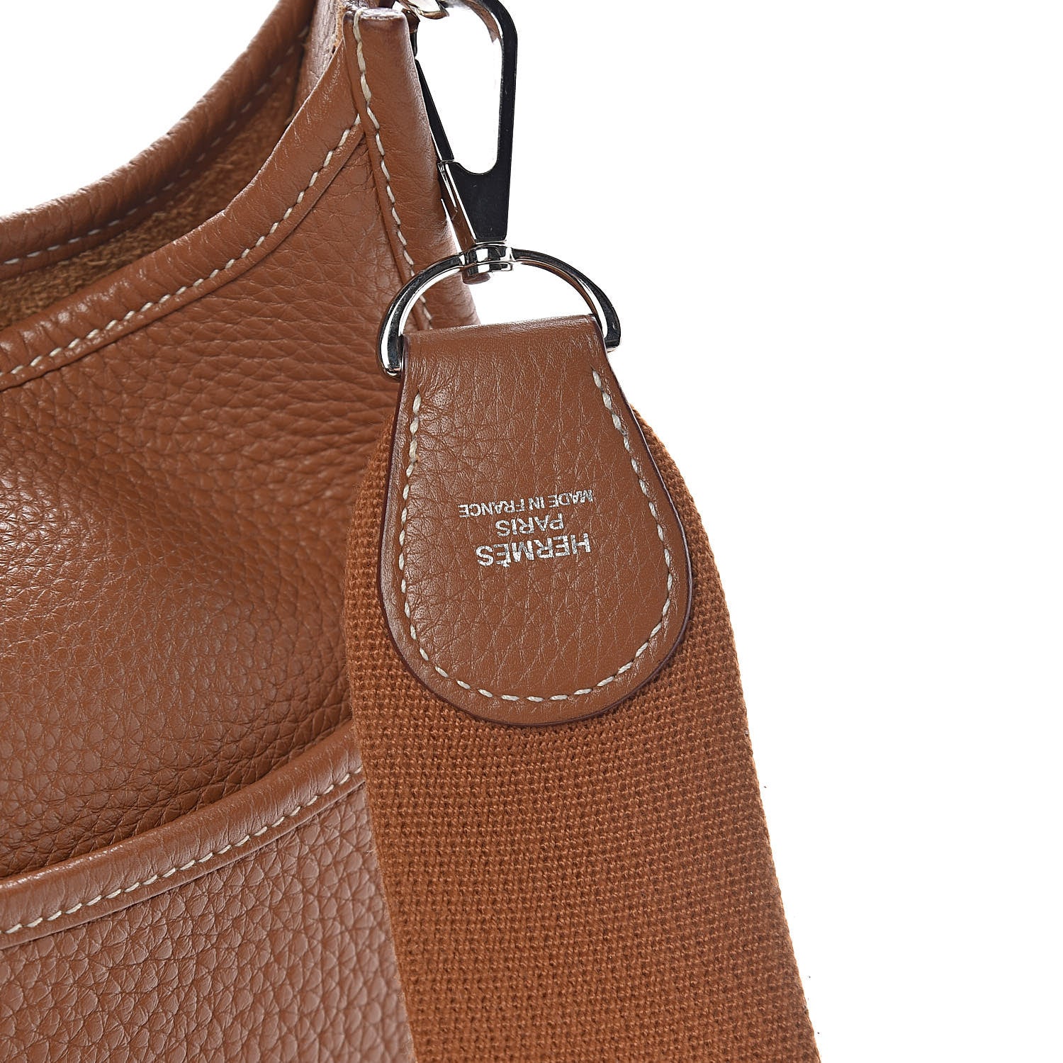 Hermes Taurillon Clemence Evelyne III GM Gold 8 of 13