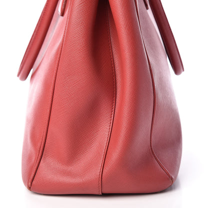 Prada Saffiano Medium Galleria Double Zip Tote Fuoco 20 of 23