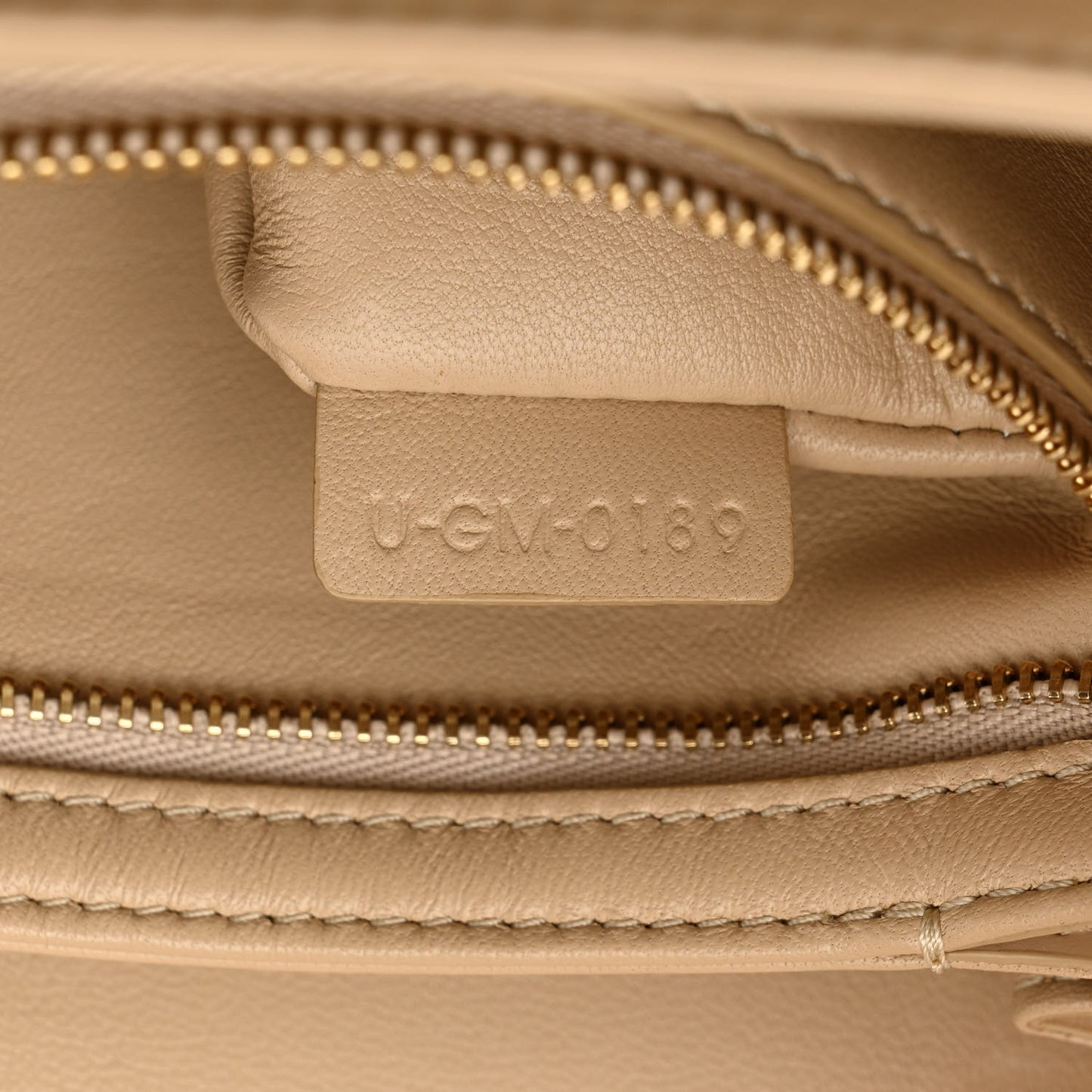 Shiny Calfskin Medium Triomphe Nude