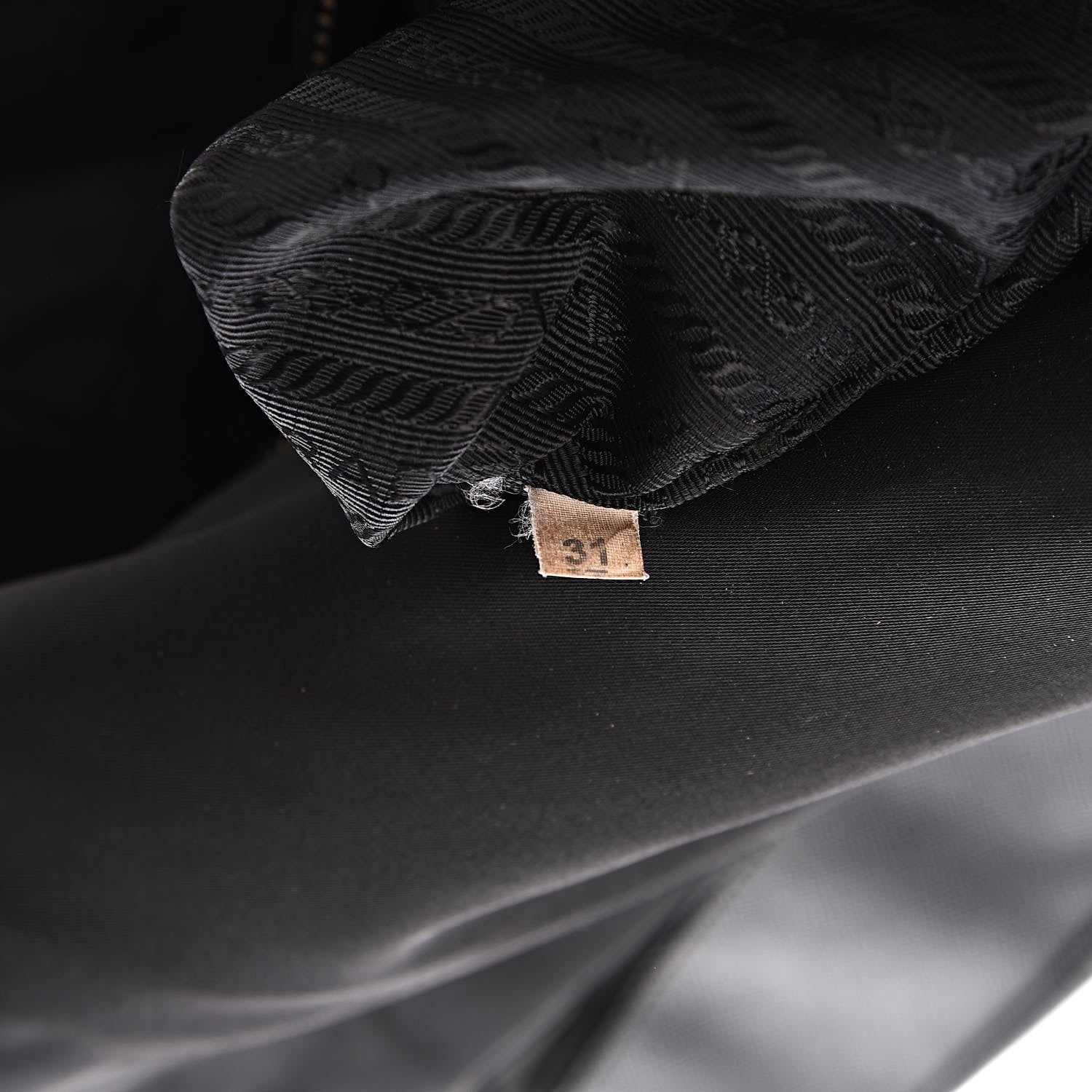 Prada Tessuto Nylon Saffiano Messenger Satchel Black 8 of 12