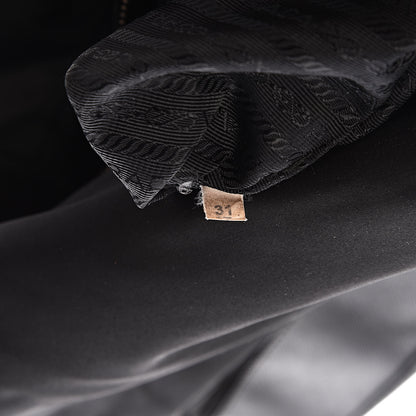 Prada Tessuto Nylon Saffiano Messenger Satchel Black 8 of 12