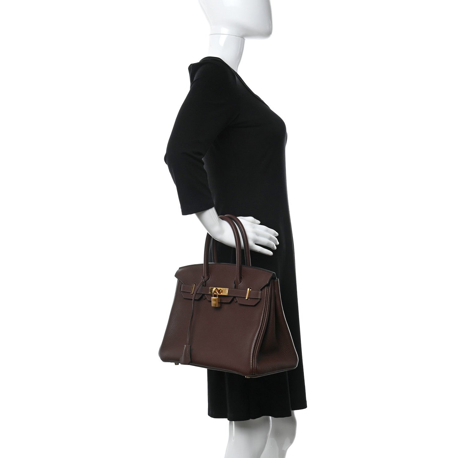 Hermes Taurillon Clemence Birkin 30 Havane 2 of 11