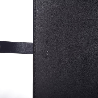 Celine Shiny Smooth Calfskin Large Multifunction V Shape Wallet Navy Black 6 of 9