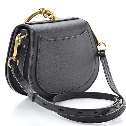 Chloe Calfskin Suede Small Nile Bracelet Bag Black 3 of 11